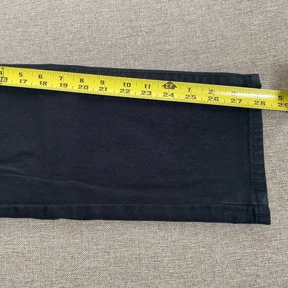 Talbots PETITE Flawless Straight Leg Denim Jeans Women's 10P High Rise Black - Picture 11 of 14